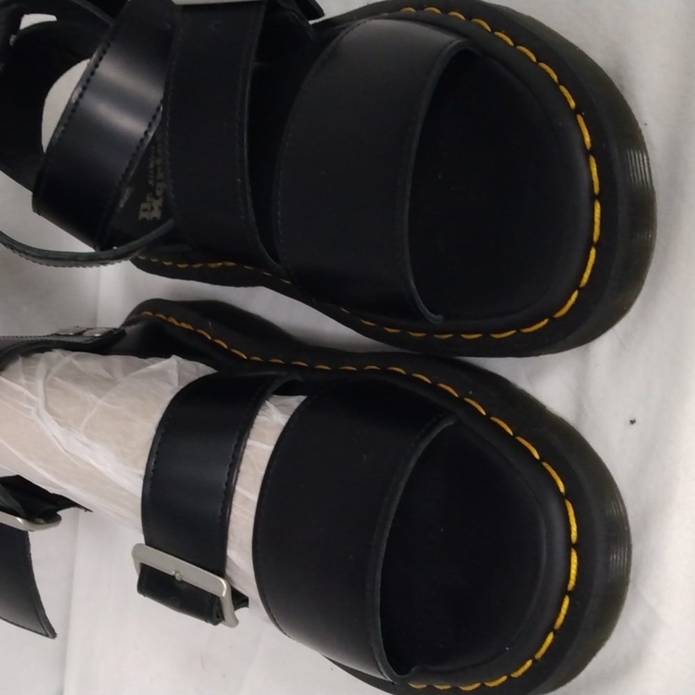 Dr Martens x Rick Owens Gryphon Strap Airwair Black Sandals women’s sz 9 NWOB - Picture 11 of 15